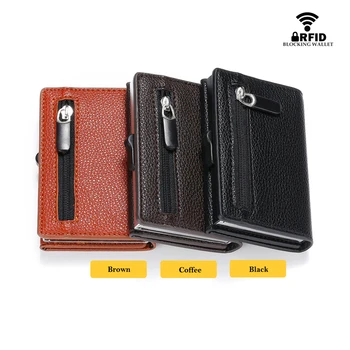 RFID Travel Card Case Single Box Aluminium Card Holder Wallet Men Women Business Credit Card Holder Metal Coin Purse
RFID Travel Card Case Single Box Aluminium Card Holder Wallet Men Women Business Credit Card Holder Metal Coin Purse
