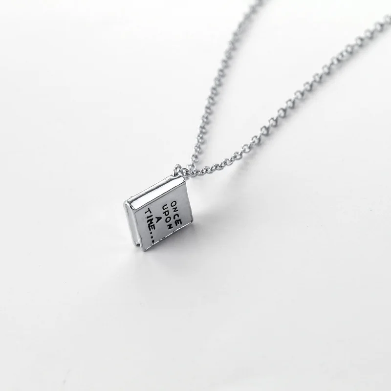 Hot Fashion Creative Words "Once Upon A Time" Pages of History Books Necklace Fairy Tale Book Necklace Jewelry
Hot Fashion Creative Words "Once Upon A Time" Pages of History Books Necklace Fairy Tale Book Necklace Jewelry