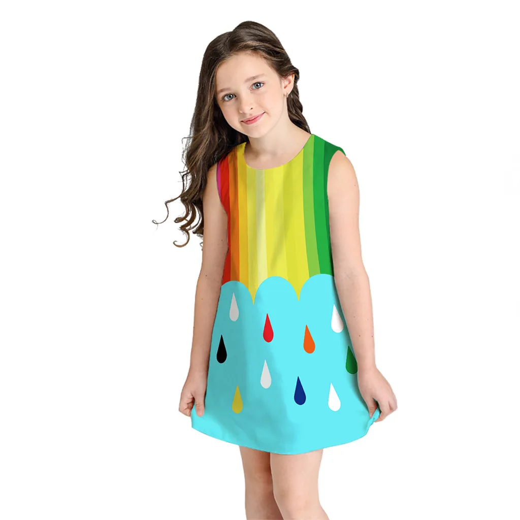 New Fashion Teen Toddler Kid Girl Summer Sleeveless 3D Print Cartoon Dresses Casual Clothes Wholesale Free Ship Z4
New Fashion Teen Toddler Kid Girl Summer Sleeveless 3D Print Cartoon Dresses Casual Clothes Wholesale Free Ship Z4