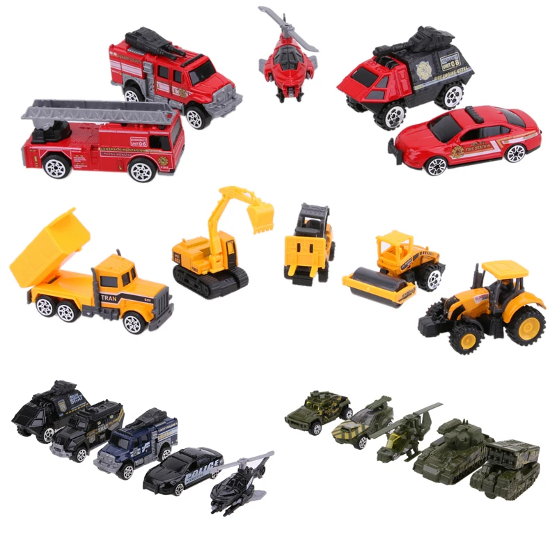 5Pcs/Lot Mini 1:64 Scale Alloy Car Truck Models Engineering Military Vehicles SWAT Police Cars Fire Truck Models for Baby Boys
5Pcs/Lot Mini 1:64 Scale Alloy Car Truck Models Engineering Military Vehicles SWAT Police Cars Fire Truck Models for Baby Boys
