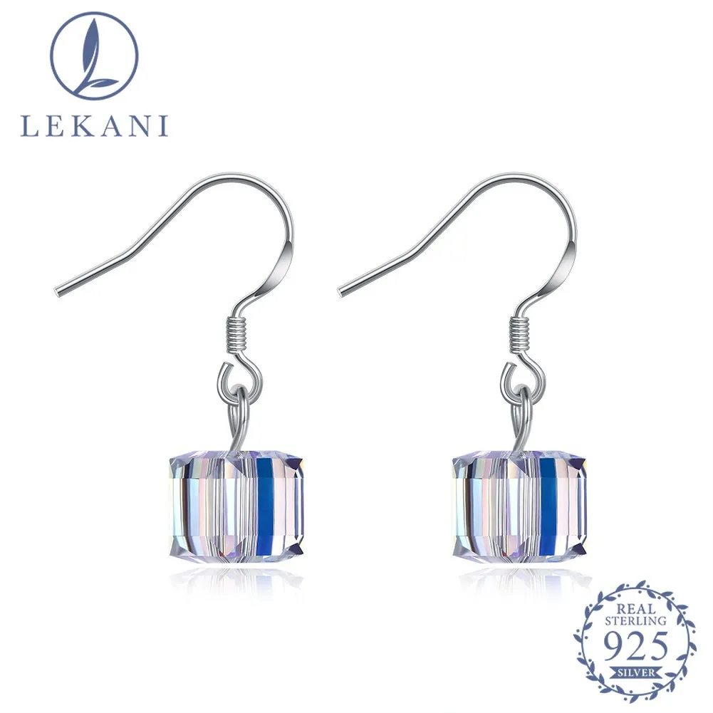 LEKANI Crystal From Swarovski 925 Sterling Silver Earrings Fashion Square Sugar Drop Earrings Fine Jewelry
LEKANI Crystal From Swarovski 925 Sterling Silver Earrings Fashion Square Sugar Drop Earrings Fine Jewelry