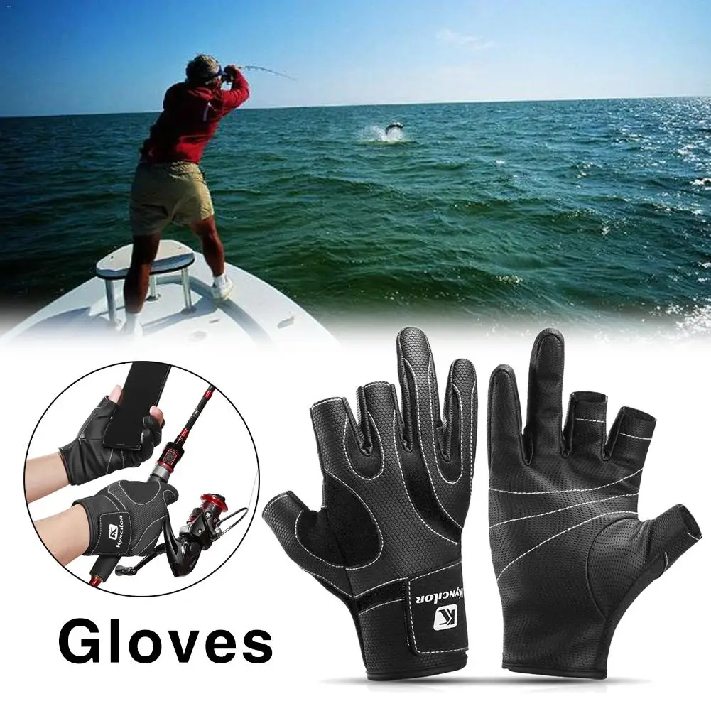 Fishing Gloves,Men's Fisherman Gloves With 3 Fingerless Non-Slip Waterproof Boating Breathable Sun Protection Fish Boating Glove
Fishing Gloves,Men's Fisherman Gloves With 3 Fingerless Non-Slip Waterproof Boating Breathable Sun Protection Fish Boating Glove