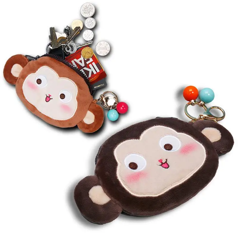 Kawaii Cute fashion Monkeys Plush Toy Key chain Coin Color of Wallet Pouch Case Pendant Bags Pouch Beauty Holder
Kawaii Cute fashion Monkeys Plush Toy Key chain Coin Color of Wallet Pouch Case Pendant Bags Pouch Beauty Holder