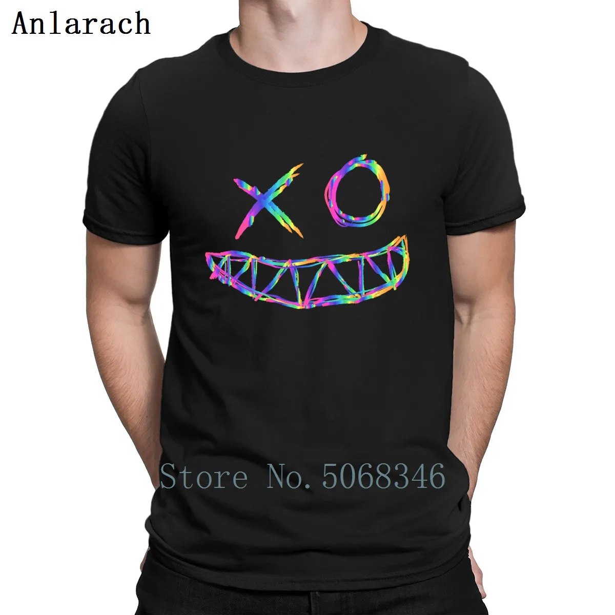 Rave Face Rainbow Edm Trance Festival T Shirt Casual Create Leisure Spring Round Collar Short Sleeve Slim Interesting Shirt
Rave Face Rainbow Edm Trance Festival T Shirt Casual Create Leisure Spring Round Collar Short Sleeve Slim Interesting Shirt