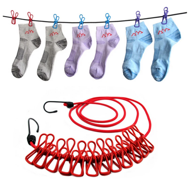 Travel Portable Clothesline Windproof Band Clamp Stretch Out Outdoor Travel Peg Pin Clothesline
Travel Portable Clothesline Windproof Band Clamp Stretch Out Outdoor Travel Peg Pin Clothesline