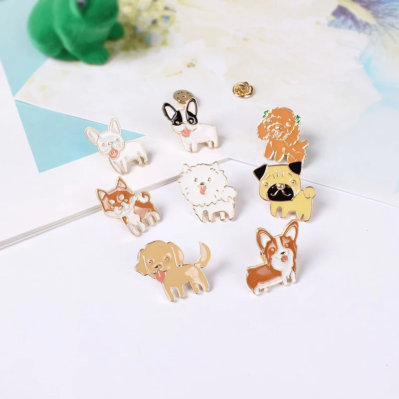 Cute Funny Teddy Akita Chai Chai Labrador Kecco Bulldog Bobby Pug Poodle Summer Cool Enamel Metal Brooches Pin Button Jean Bag
Cute Funny Teddy Akita Chai Chai Labrador Kecco Bulldog Bobby Pug Poodle Summer Cool Enamel Metal Brooches Pin Button Jean Bag