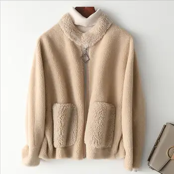 Fashion Coats Woman Faux Fur Jacket Grain Lambskin Jacket 2019 New Winter Coat Women
Fashion Coats Woman Faux Fur Jacket Grain Lambskin Jacket 2019 New Winter Coat Women