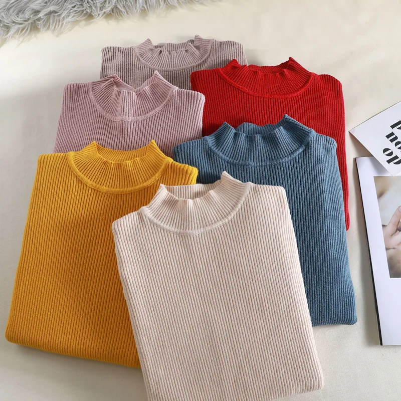 2019 Knitted Women high neck Sweater Pullovers Turtleneck Autumn Winter Basic Women Sweaters Slim Fit Black
2019 Knitted Women high neck Sweater Pullovers Turtleneck Autumn Winter Basic Women Sweaters Slim Fit Black
