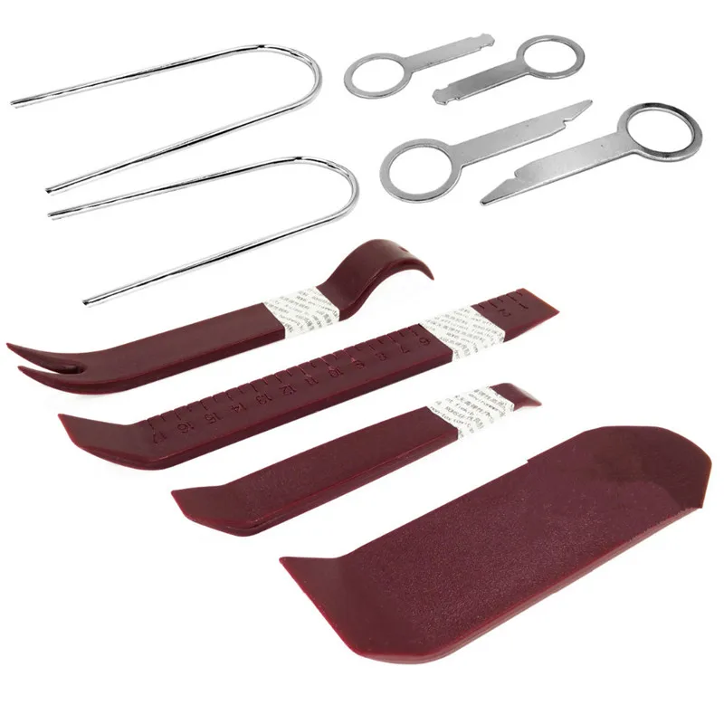 10in1 Auto Removal Disassembly Repairing Plastic Tools Kit Set Radio Door Trim Dash Navigator Remover
10in1 Auto Removal Disassembly Repairing Plastic Tools Kit Set Radio Door Trim Dash Navigator Remover