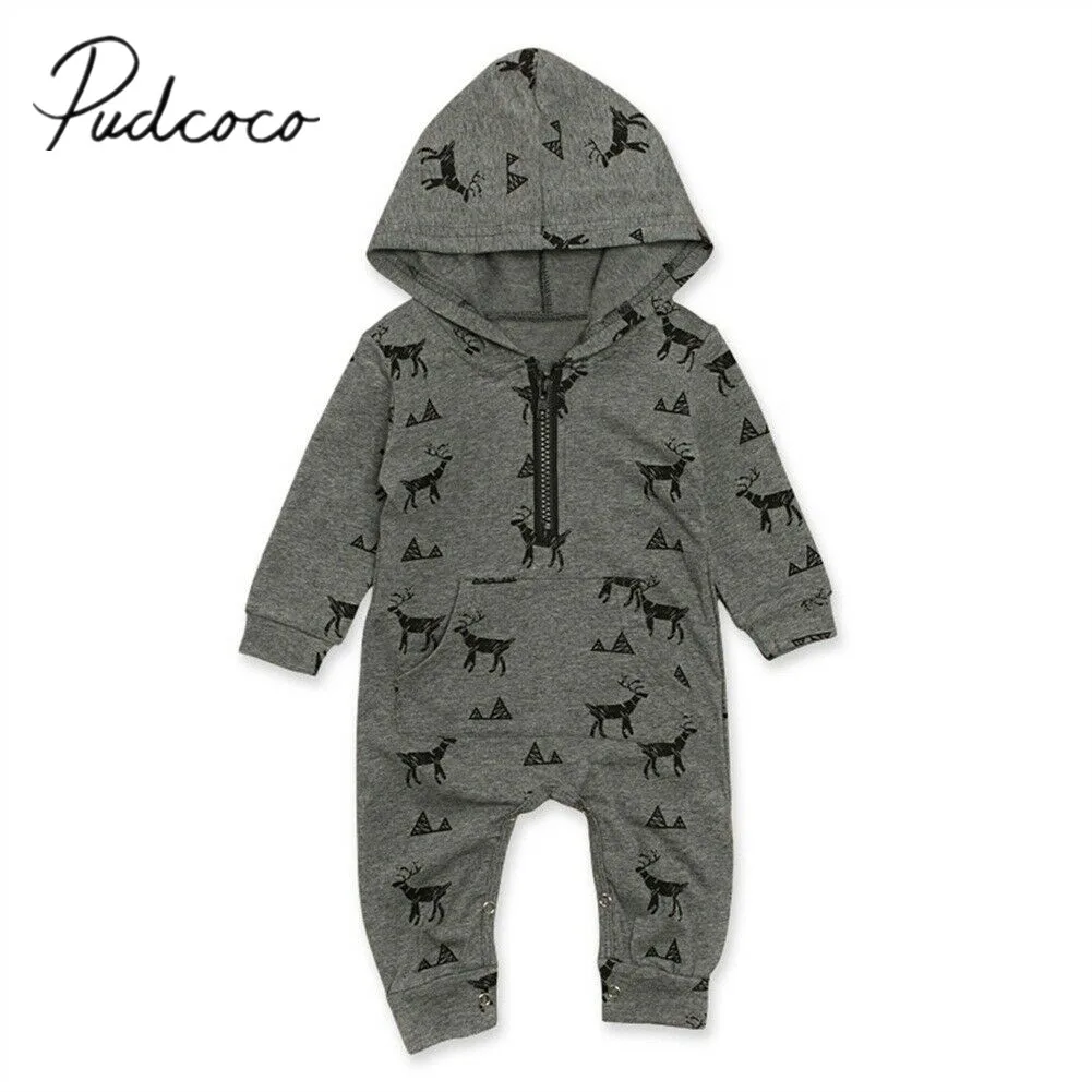 2019 Baby Summer Clothing Kid Infant Baby Boys Hooded Romper Cartoon Animal Print Long Sleeve Jumpsuit Clothes Outfits One-Piece
2019 Baby Summer Clothing Kid Infant Baby Boys Hooded Romper Cartoon Animal Print Long Sleeve Jumpsuit Clothes Outfits One-Piece