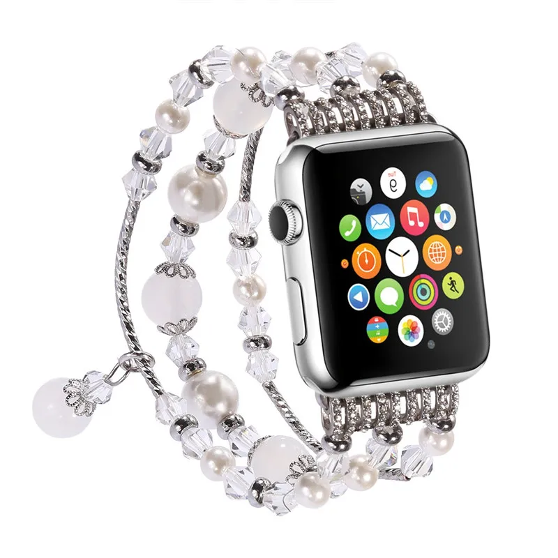 Fashion Bracelet Strap For Apple Watch 38mm 42mm Natural Stone Beads Bracelets Girls For iWacth Band Series 1 2 As Women Gift
Fashion Bracelet Strap For Apple Watch 38mm 42mm Natural Stone Beads Bracelets Girls For iWacth Band Series 1 2 As Women Gift