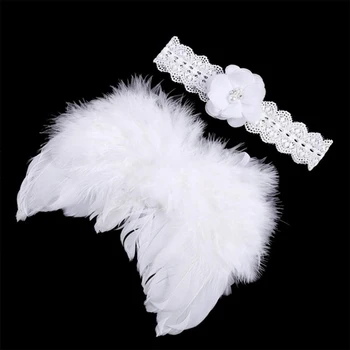 Fashion Newborn Baby Kids Feather Lace Headband & Angel Wing Flowers Photo Props Newborn Photography Props
Fashion Newborn Baby Kids Feather Lace Headband & Angel Wing Flowers Photo Props Newborn Photography Props