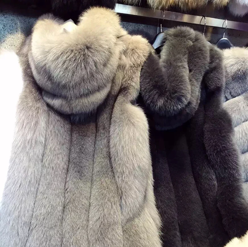Real Fox Fur Vest Woman Genuine Fur Coat For Women's Hooded Natural Fur Waistcoat Plus Size 5XL
Real Fox Fur Vest Woman Genuine Fur Coat For Women's Hooded Natural Fur Waistcoat Plus Size 5XL