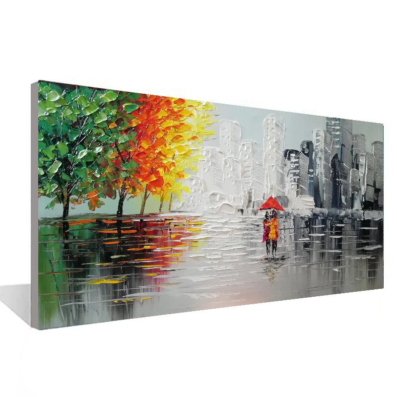Palette knife modern abstract painting city landscape canvas drawing living room dining room wall art hand-painted oil painting
Palette knife modern abstract painting city landscape canvas drawing living room dining room wall art hand-painted oil painting