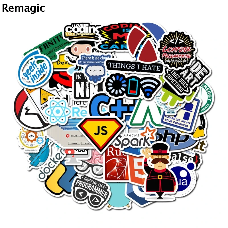 50pcs Programmer Programming fans anime vintage paster cosplay funny decal scrapbooking diy sticker phone laptop waterproof
50pcs Programmer Programming fans anime vintage paster cosplay funny decal scrapbooking diy sticker phone laptop waterproof