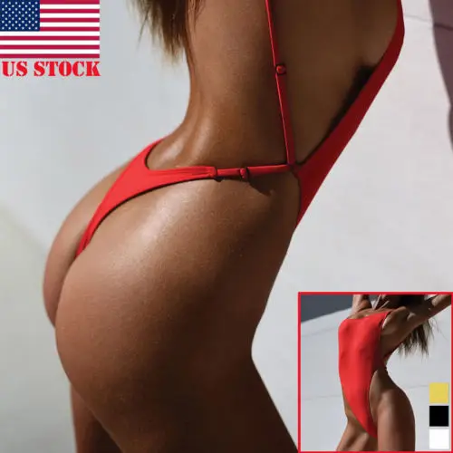 US STOCK Sexy Women Hi-Cut Leotard Bodysuit Underwear Monokini Swimsuit Swimwear
US STOCK Sexy Women Hi-Cut Leotard Bodysuit Underwear Monokini Swimsuit Swimwear