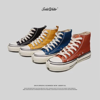 SODA WATER MEN 2019 New Harajuku Fashion Cutting High-top Men Shoes Solid Color Casual Canvas Sneakers Men Streetwear 557SH2019
SODA WATER MEN 2019 New Harajuku Fashion Cutting High-top Men Shoes Solid Color Casual Canvas Sneakers Men Streetwear 557SH2019