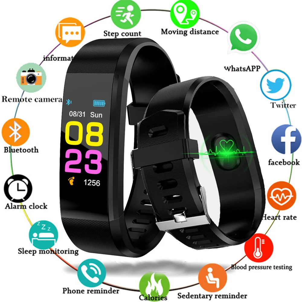 Bluetooth Digital Watch Men Women Smart Wristband Fitness Tracker Sport Watch Heart Rate Monitor Smartwatch Pedometer Watch
Bluetooth Digital Watch Men Women Smart Wristband Fitness Tracker Sport Watch Heart Rate Monitor Smartwatch Pedometer Watch
