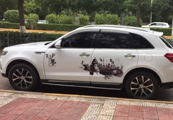 LEFT SIDE Car Stickers Chinese Ink Flower Decals Cartoon Painting Body Graceful Pretty Vinyl Fresh Waterproof Protective Film
LEFT SIDE Car Stickers Chinese Ink Flower Decals Cartoon Painting Body Graceful Pretty Vinyl Fresh Waterproof Protective Film