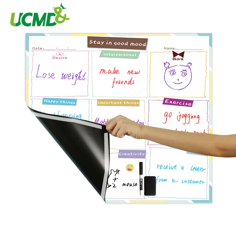 60x60cm Whiteboard Monthly weekly Planner Message Board Daily Drawing Writing Memo Bulletin Board Wall sticker with Free gift
60x60cm Whiteboard Monthly weekly Planner Message Board Daily Drawing Writing Memo Bulletin Board Wall sticker with Free gift