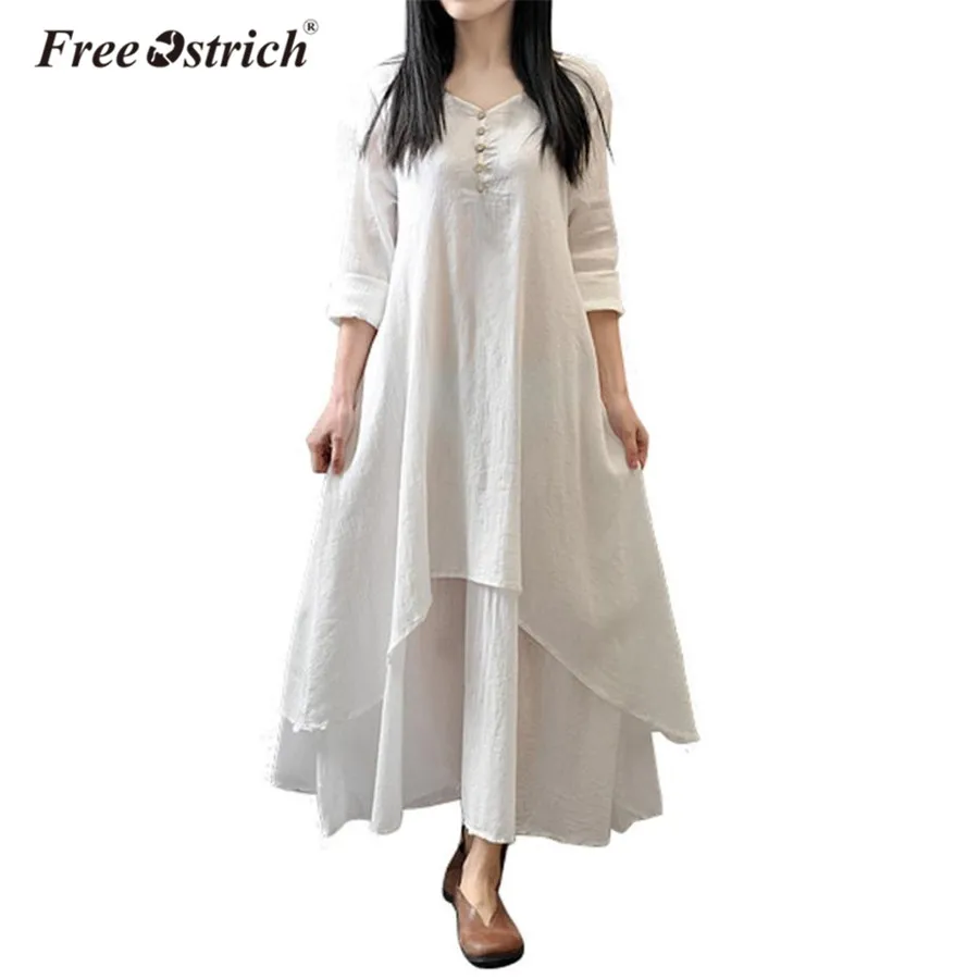 Free Ostrich Dress Women Clothes 2018 Casual Loose Long Sleeve Cotton Linen Boho Long Dress Party Vestidos Dropshipping
Free Ostrich Dress Women Clothes 2018 Casual Loose Long Sleeve Cotton Linen Boho Long Dress Party Vestidos Dropshipping