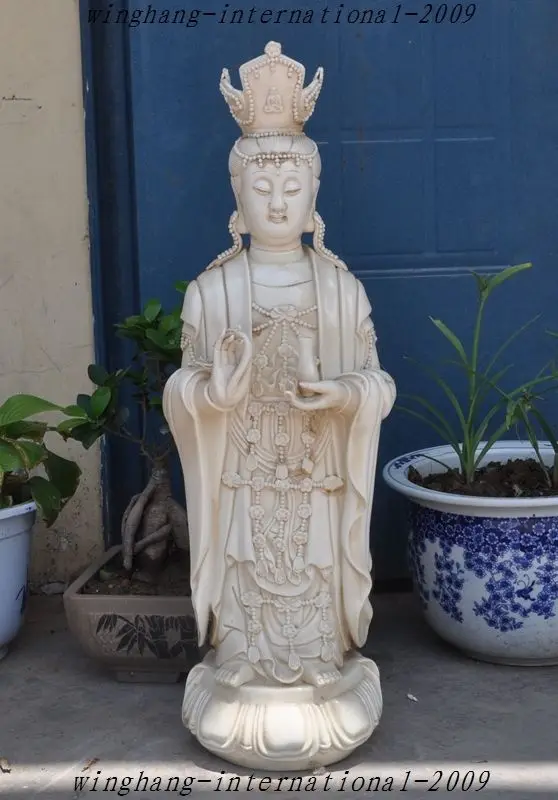 Crafts statue Buddhism Dehua White Porcelain Quan yin Kwan-yin Guanyin Statue Sculpture halloween
Crafts statue Buddhism Dehua White Porcelain Quan yin Kwan-yin Guanyin Statue Sculpture halloween