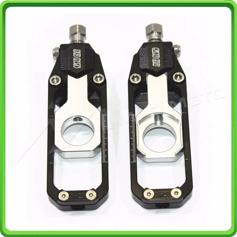 

Aluminum motorcycle Chain Tensioner Adjuster fit for KASAWAKI NINJA ZX10R ZX-10R 2011 2012 2013 2014 2015 Black&Silver