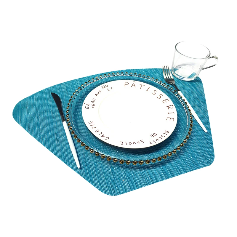 4Pcs/Lot Irregular Kitchen Table Mats PVC Waterproof Oil Heat Resistant Placemat Drink Coaster Tableware Decoration Accessories
4Pcs/Lot Irregular Kitchen Table Mats PVC Waterproof Oil Heat Resistant Placemat Drink Coaster Tableware Decoration Accessories