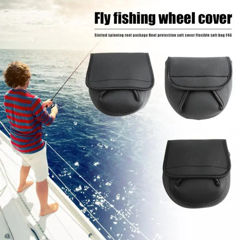Spinning Angelrolle Abdeckung Neopren Angelrolle Tasche Protector Beutel