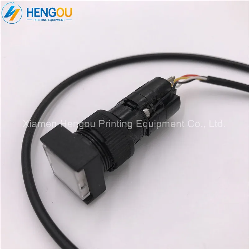 10 Pieces New Heidelberg SM102 MO Printing Machine CPC Push Button with Wire 71.186.4421
10 Pieces New Heidelberg SM102 MO Printing Machine CPC Push Button with Wire 71.186.4421