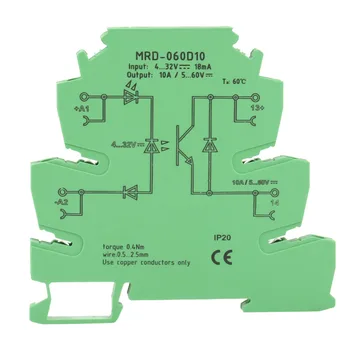MRD-060D10 Ultra-Thin PLC Relay Power Amplifier Board DC Solid State Relay Module PLC Interface Relay stable performance
MRD-060D10 Ultra-Thin PLC Relay Power Amplifier Board DC Solid State Relay Module PLC Interface Relay stable performance
