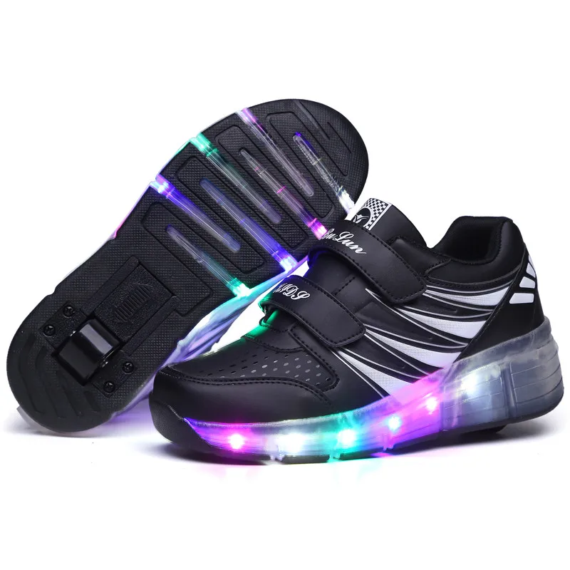 Children Heelys Led Light Kids Fashion Sneakers with One Wheels Ultra-Light Skate Roller Shoes Boys Girls Shoes 28-40
Children Heelys Led Light Kids Fashion Sneakers with One Wheels Ultra-Light Skate Roller Shoes Boys Girls Shoes 28-40
