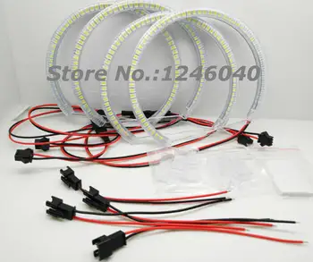 4PCS*131mm SMD3528 LED Angel eyes kit halo ring DRL light for BMW E36 E38 E39 E46 Coupe 4D Lada VAZ 2106 Super High Brightness
4PCS*131mm SMD3528 LED Angel eyes kit halo ring DRL light for BMW E36 E38 E39 E46 Coupe 4D Lada VAZ 2106 Super High Brightness