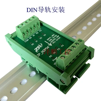 4 channels Optocoupler Isolator Photoelectric Isolation Module PLC IO Signal Converter Board, NPN/ PNP, 2KHz Polarity Conversion
4 channels Optocoupler Isolator Photoelectric Isolation Module PLC IO Signal Converter Board, NPN/ PNP, 2KHz Polarity Conversion