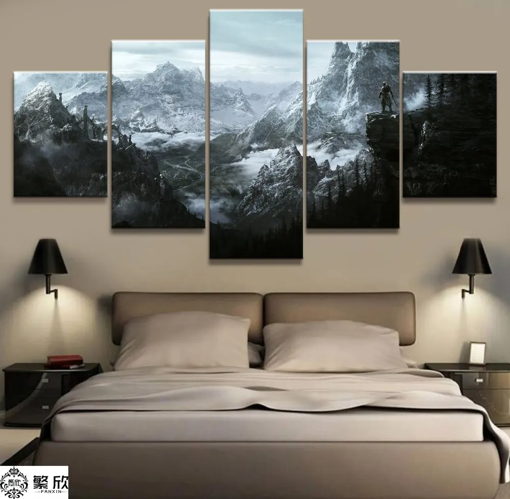 Home Decor Modular Canvas Picture 5 Piece Elder Scrolls V Skyrim Game Painting Poster Wall For Home Canvas Painting Wholesale
Home Decor Modular Canvas Picture 5 Piece Elder Scrolls V Skyrim Game Painting Poster Wall For Home Canvas Painting Wholesale