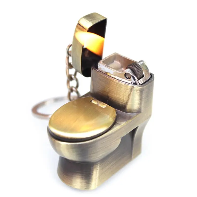 Mini Creative Butane Lighter Cute Simulation Flush Toilet Model Fire Starter Keychain Ring Collection Prank Toy Gift
Mini Creative Butane Lighter Cute Simulation Flush Toilet Model Fire Starter Keychain Ring Collection Prank Toy Gift