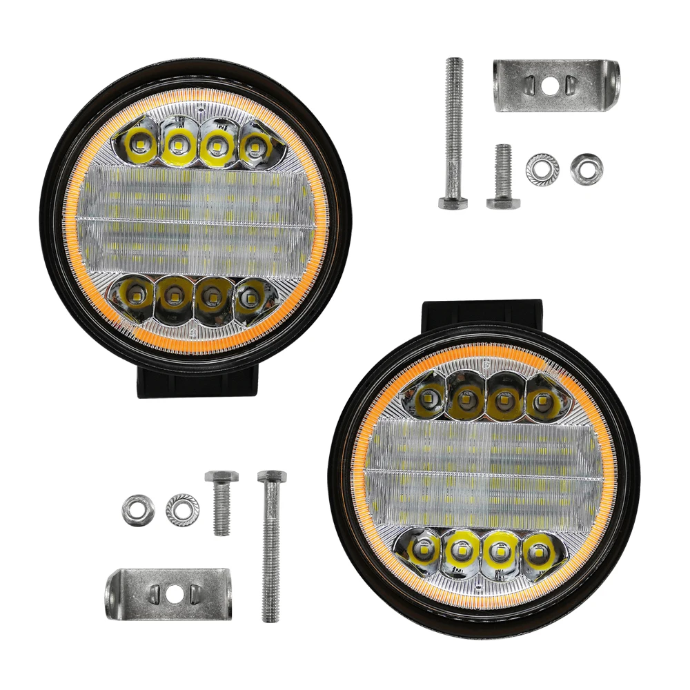 LED Bar 72W Round Work Light 12V 24V LED Lamp For SUV ATV Motorcycle Off Road 4x4 4WD Tractor 3000K 4300K 6000K Driving Lamp
LED Bar 72W Round Work Light 12V 24V LED Lamp For SUV ATV Motorcycle Off Road 4x4 4WD Tractor 3000K 4300K 6000K Driving Lamp