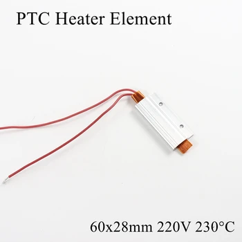 60x28mm 220V 230 Degree Celsius Aluminum PTC Heater Element Constant Thermostat Thermistor Air Heating Sensor With Shell 60*28mm
60x28mm 220V 230 Degree Celsius Aluminum PTC Heater Element Constant Thermostat Thermistor Air Heating Sensor With Shell 60*28mm