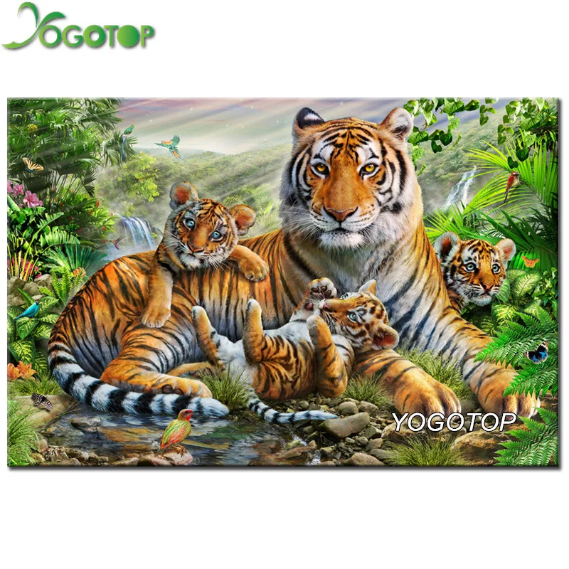 YOGOTOP 5D DIY Diamond Painting Cross Stitch Full Diamond Embroidery tiger family Needlework Square Diamond Mosaic Kit SD043
YOGOTOP 5D DIY Diamond Painting Cross Stitch Full Diamond Embroidery tiger family Needlework Square Diamond Mosaic Kit SD043