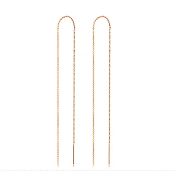 VOJEFEN 18K Rose Gold Tassel Earrings Long Chain Earrings Gold Ear line For Women Real Gold Earrings Minimalism Chain Earring
VOJEFEN 18K Rose Gold Tassel Earrings Long Chain Earrings Gold Ear line For Women Real Gold Earrings Minimalism Chain Earring