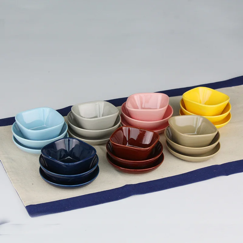Breif Solid Ceramic Plate Round Square Porcelain Small Sauce Nuts Tray Dessert Dishes Party Fruit Snack Plates Random Color
Breif Solid Ceramic Plate Round Square Porcelain Small Sauce Nuts Tray Dessert Dishes Party Fruit Snack Plates Random Color
