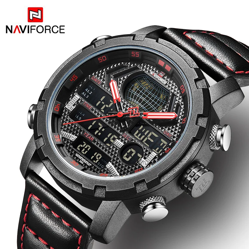 NAVIFORCE Watch Men Digital Clock Man Wristwatch Relogio Masculino Digital Wrist Watches Naviforce Quartz Waterproof Watch Men
NAVIFORCE Watch Men Digital Clock Man Wristwatch Relogio Masculino Digital Wrist Watches Naviforce Quartz Waterproof Watch Men