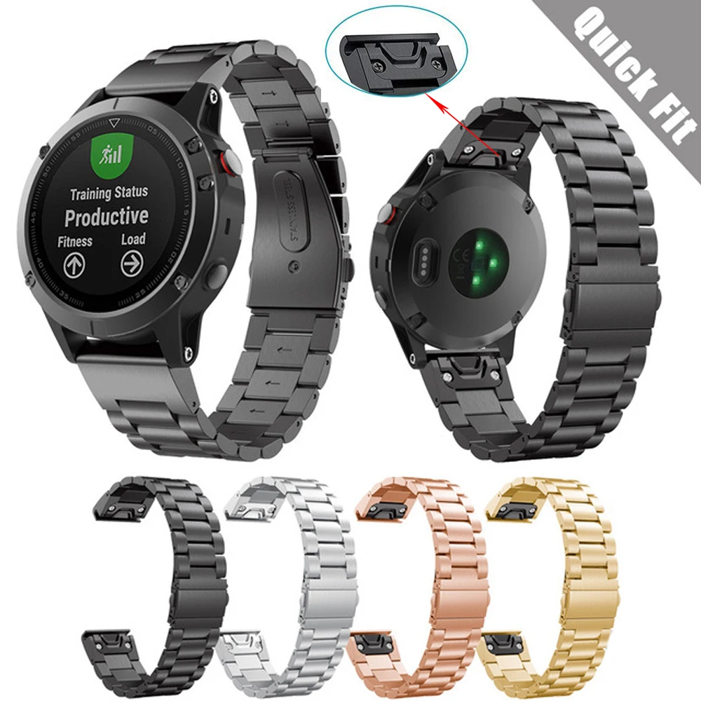 Браслет из нержавеющей стали для смарт-часов Garmin Fenix 5/Fenix 5 plus | Электроника