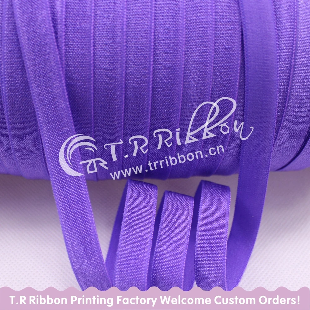 New! 100 Yards/roll 3/8" Solid Non-Fold Over Elastic Ribbon, #465 purple color elastic headband
New! 100 Yards/roll 3/8" Solid Non-Fold Over Elastic Ribbon, #465 purple color elastic headband