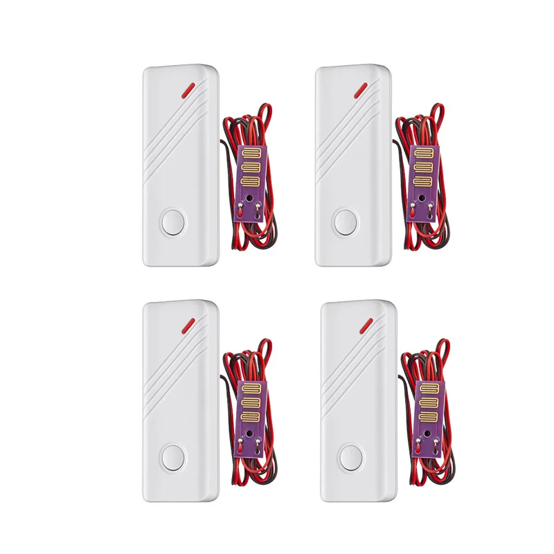 Image P463  4pcs Wireless Water Intrusion Leakage Sensor Detector 433MHz  4pcs For Alarm System