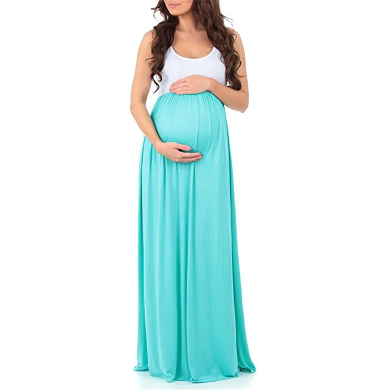 Naiveroo Women Sleeveless Patchwork Pregnant Dress Lady O-Neck Loose Maxi Maternity Dresses Mother Splice Floor Length Sundress
Naiveroo Women Sleeveless Patchwork Pregnant Dress Lady O-Neck Loose Maxi Maternity Dresses Mother Splice Floor Length Sundress