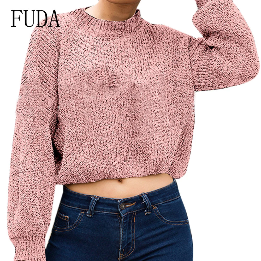 FUDA Women Autumn Sweaters and Pullovers Korean Style Long Sleeve Casual Crop Sweater Slim Solid Knitted Jumpers Sweter Mujer
FUDA Women Autumn Sweaters and Pullovers Korean Style Long Sleeve Casual Crop Sweater Slim Solid Knitted Jumpers Sweter Mujer