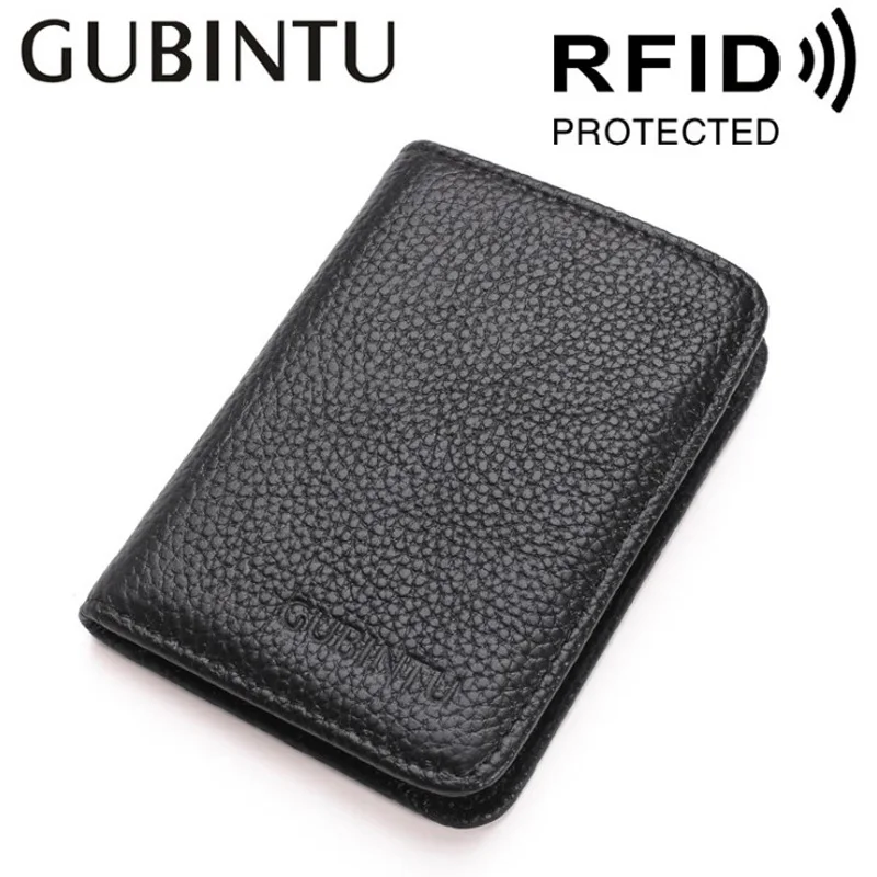 Slim Genuine leather RFID Card protection Men Credit Card Holder Card Case Small wallet for man Black Coffee
Slim Genuine leather RFID Card protection Men Credit Card Holder Card Case Small wallet for man Black Coffee