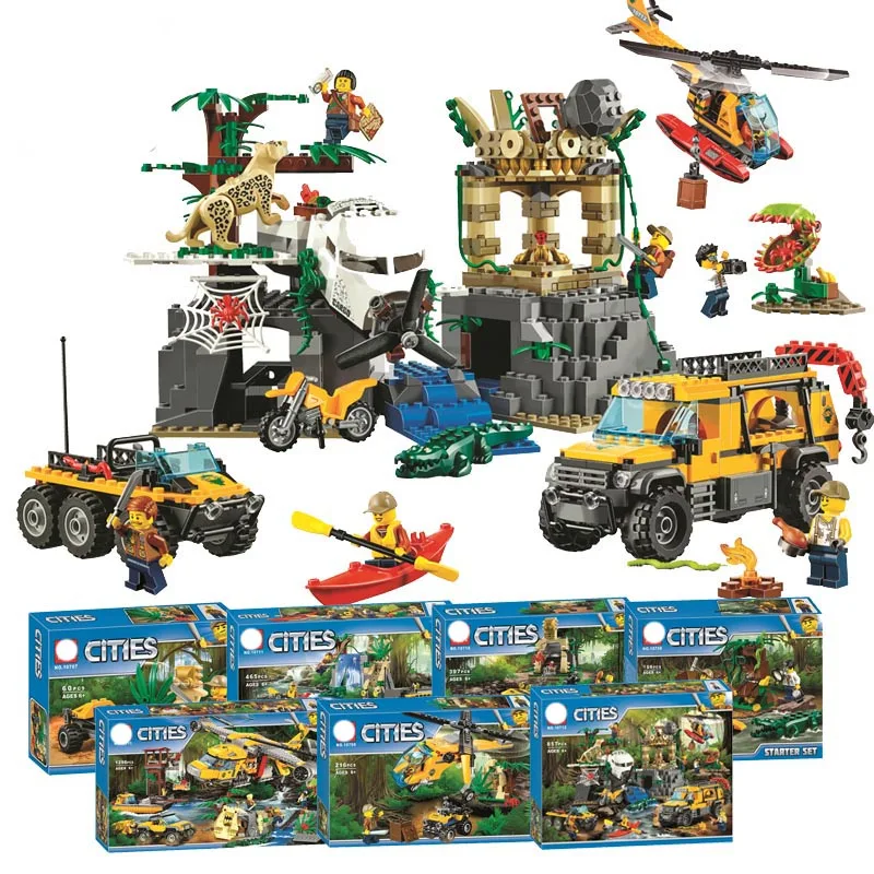 City Urban Jungle Air Drop Helicopter 7 sets / series Building Blocks Bricks Compatible with Legoing Toys gifts 60160 60161
City Urban Jungle Air Drop Helicopter 7 sets / series Building Blocks Bricks Compatible with Legoing Toys gifts 60160 60161