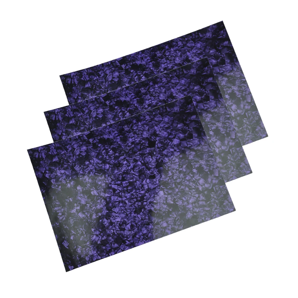 3Pcs A4 Size 0.46mm Pearl Purple Celluloid Sheet 210x297mm for Pickguard Custom Inlays Guitar Pick Luthier
3Pcs A4 Size 0.46mm Pearl Purple Celluloid Sheet 210x297mm for Pickguard Custom Inlays Guitar Pick Luthier